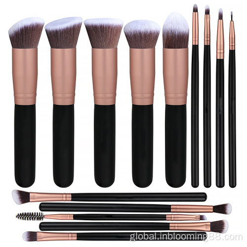 Eye Brush Set Synthetic Fibre 14Pcs Custom Luxury Makeup Brush Set Manufactory